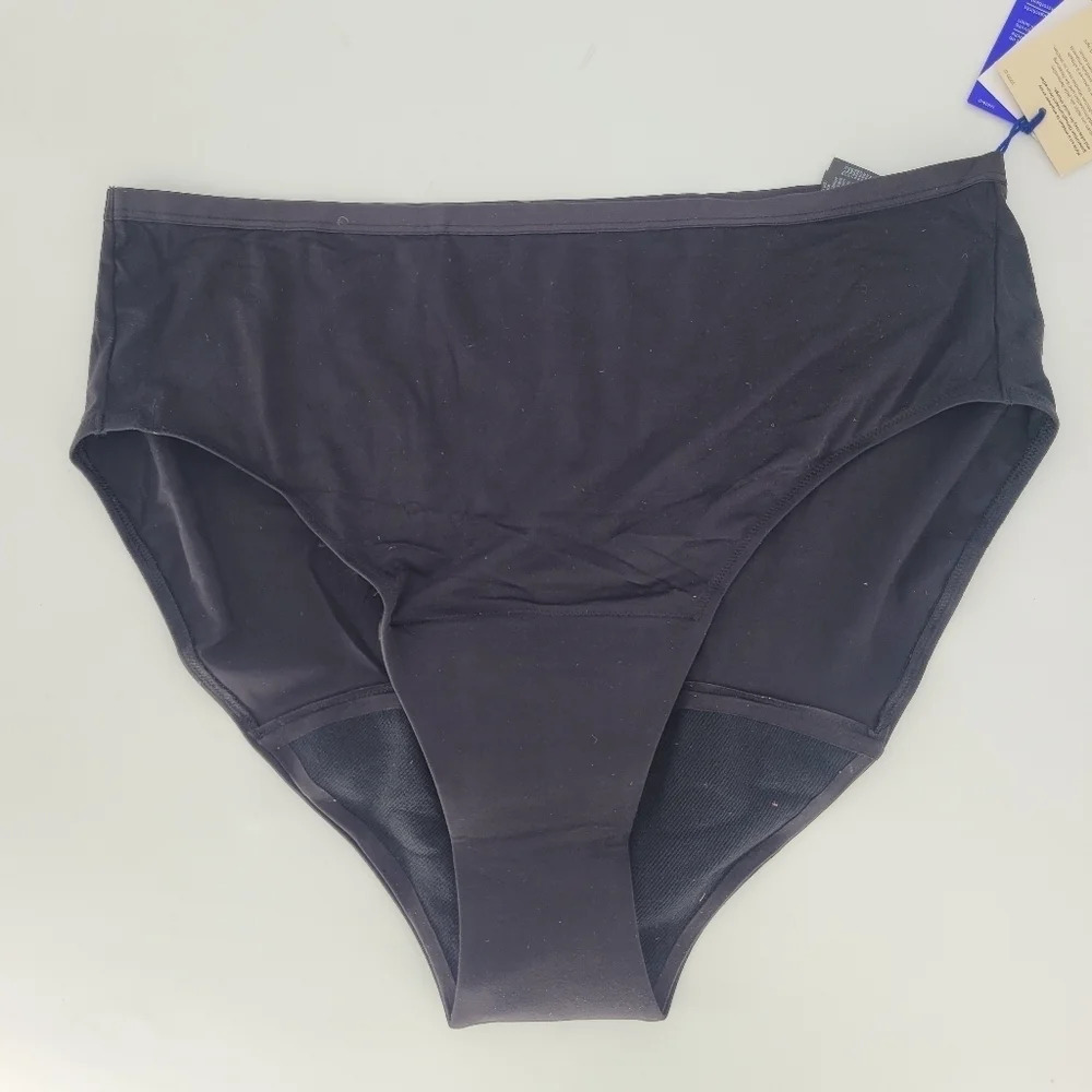NEW Speaks by thinx black absorbent underwear bladder leaks french cut 5XL